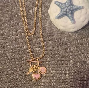 Jcrew Lock And Key Charm Necklace